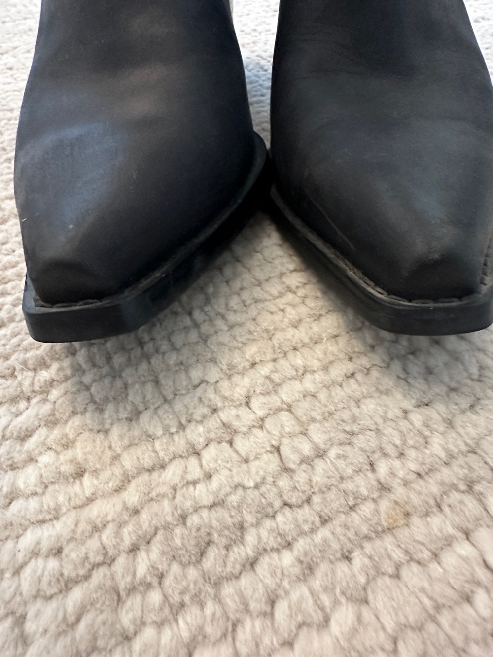 Jeffrey Campbell Black Embroidered Western Heeled Boots - Picture 8 of 8